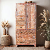 Rustica Reclaimed Solid Wood Rustic Wardrobe C12
